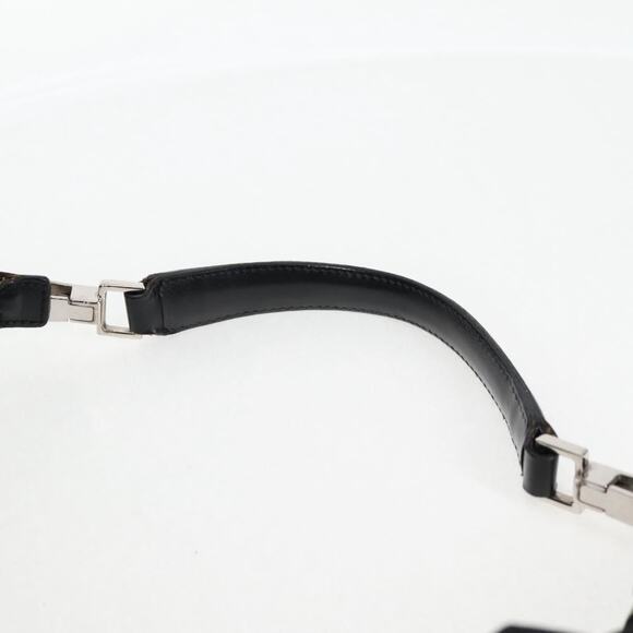 GUCCI Shoulder Bag Nylon Black Silver 001 001 - Picture 9 of 16